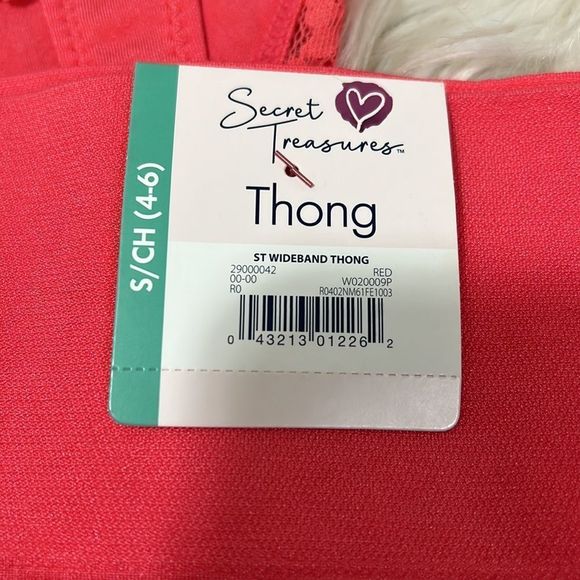 Super Soft Secret Treasures Thong Panties. Size 4-6 - Picture 3 of 5